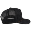 Hooey "TEJAS" DARK GREY Black SNAPBACK Trucker 2047T-BK - Southern Girls Boutique