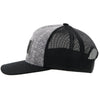 Hooey "DOC" Grey Black Mesh Snapback Trucker 2202T-GYBK - Southern Girls Boutique