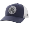 HOOEY "QUANAH" Navy White SnapBack Trucker Hat 2226T-NVWH - Southern Girls Boutique