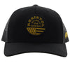 Hooey "RESISTOL" BLACK HAT Mesh Snapback Trucker 2250T-BK - Southern Girls Boutique