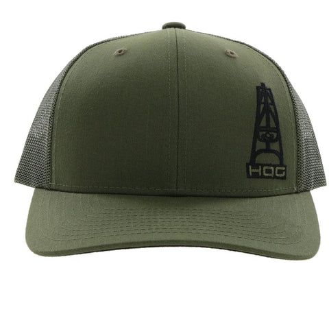 Hooey "HOG" OLIVE SNAPBACK Trucker 3029T-OL - Southern Girls Boutique
