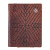 HOOEY  "AUSTIN" HOOEY BIFOLD MONEY CLIP BROWN W/ AZTEC SKU: HFBF005-BR - Southern Girls Boutique