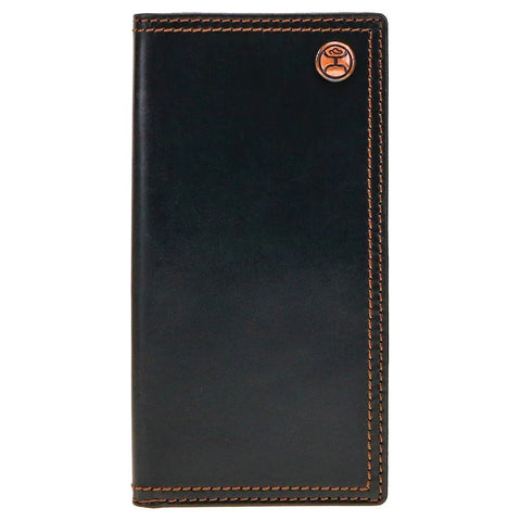 HOOEY "HOOEY CLASSIC" SMOOTH BLACK RODEO WALLET SKU: HW001-BK - Southern Girls Boutique