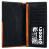 Hooey "HANDS UP BASKET WEAVE" RODEO HOOEY WALLET BROWN W/BLACK LEATHER HW002-TNBR - Southern Girls Boutique