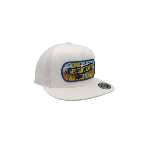 Red Dirt Hat EAGLE White Patch Cap RDHC-255 - Southern Girls Boutique