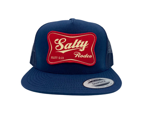 Salty Rodeo HIGHLIFE Navy Mesh Snapback Trucker Hat - Southern Girls Boutique