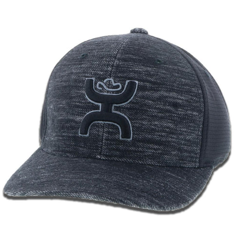 Hooey "ASH" BLACK Mesh Flexfit Hat 1731BK - Southern Girls Boutique