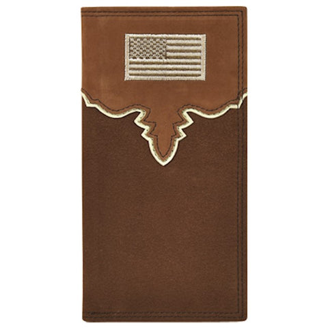 Justin Men's Rodeo Wallet Yoke With USA Flag - 2030767W2 - Southern Girls Boutique