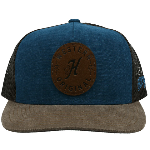 Hooey "SPUR" BLUE /BROWN Mesh Snapback Trucker 2114T-BLBR - Southern Girls Boutique