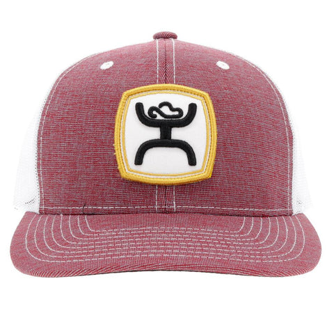 Hooey "ZENITH" BURGUNDY/WHITE SNAPBACK Trucker 2124T-BUWH - Southern Girls Boutique