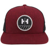 Hooey "PLOW" MAROON/BLACK HAT SNAPBACK Trucker 2127T-MABK - Southern Girls Boutique