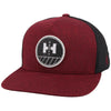 Hooey "PLOW" MAROON/BLACK HAT SNAPBACK Trucker 2127T-MABK - Southern Girls Boutique