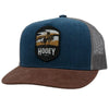 Hooey "CHEYENNE" BLUE/ CHARCOAL SNAPBACK Trucker 2144T-BLCH - Southern Girls Boutique