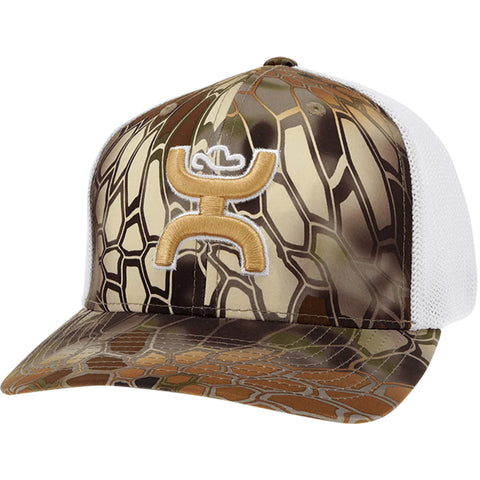 Hooey BASS" FLEXFIT TAN/WHITE S/M 2155BRWH-01 - Southern Girls Boutique
