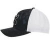 Hooey "BASS" BLACK/WHITE Mesh Snapback Trucker 2155T-BKWH - Southern Girls Boutique