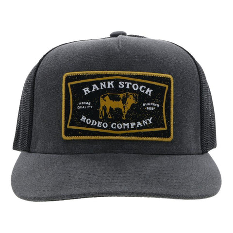HOOEY "RANK STOCK" Charcoal/Black Mesh Back 2158T-CHBK - Southern Girls Boutique