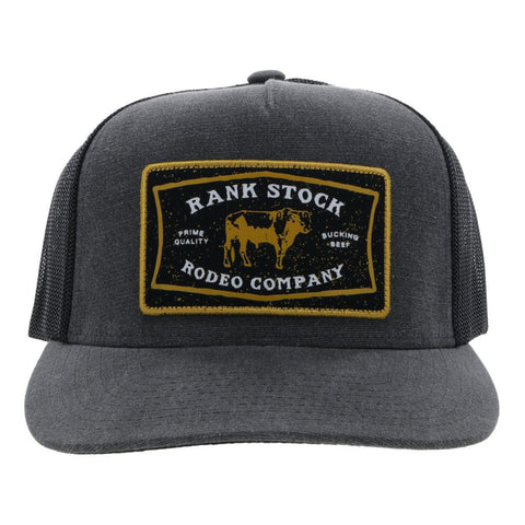 HOOEY "RANK STOCK" Charcoal/Black Mesh Back 2158T-CHBK - Southern Girls Boutique