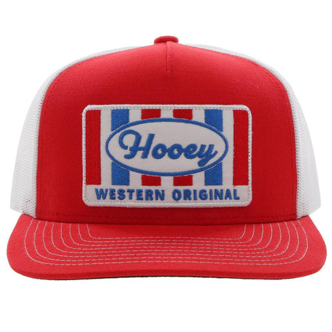 Hooey "SUDAN" RED/WHITE SNAPBACK Trucker 2201T-RDWH - Southern Girls Boutique