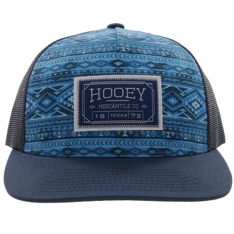 Hooey "DOC" Blue/Black Mesh Snapback Trucker 2202T-BLBK - Southern Girls Boutique