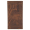 JUSTIN RODEO WALLET BROWN PULL UP LEATHER W/STITCHED DETAILS 22125767W2 - Southern Girls Boutique
