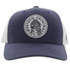 HOOEY "QUANAH" Navy White SnapBack Trucker Hat 2226T-NVWH - Southern Girls Boutique