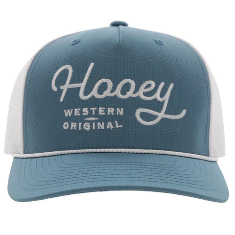 Hooey "OG" BLUE/WHITE Mesh Back Trucker 2260T-BLWH - Southern Girls Boutique