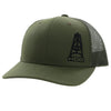 Hooey "HOG" OLIVE SNAPBACK Trucker 3029T-OL - Southern Girls Boutique