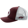 HOOey Maroon & Grey Texas A&M Patch Snapback Cap 7018TMAGY - Southern Girls Boutique