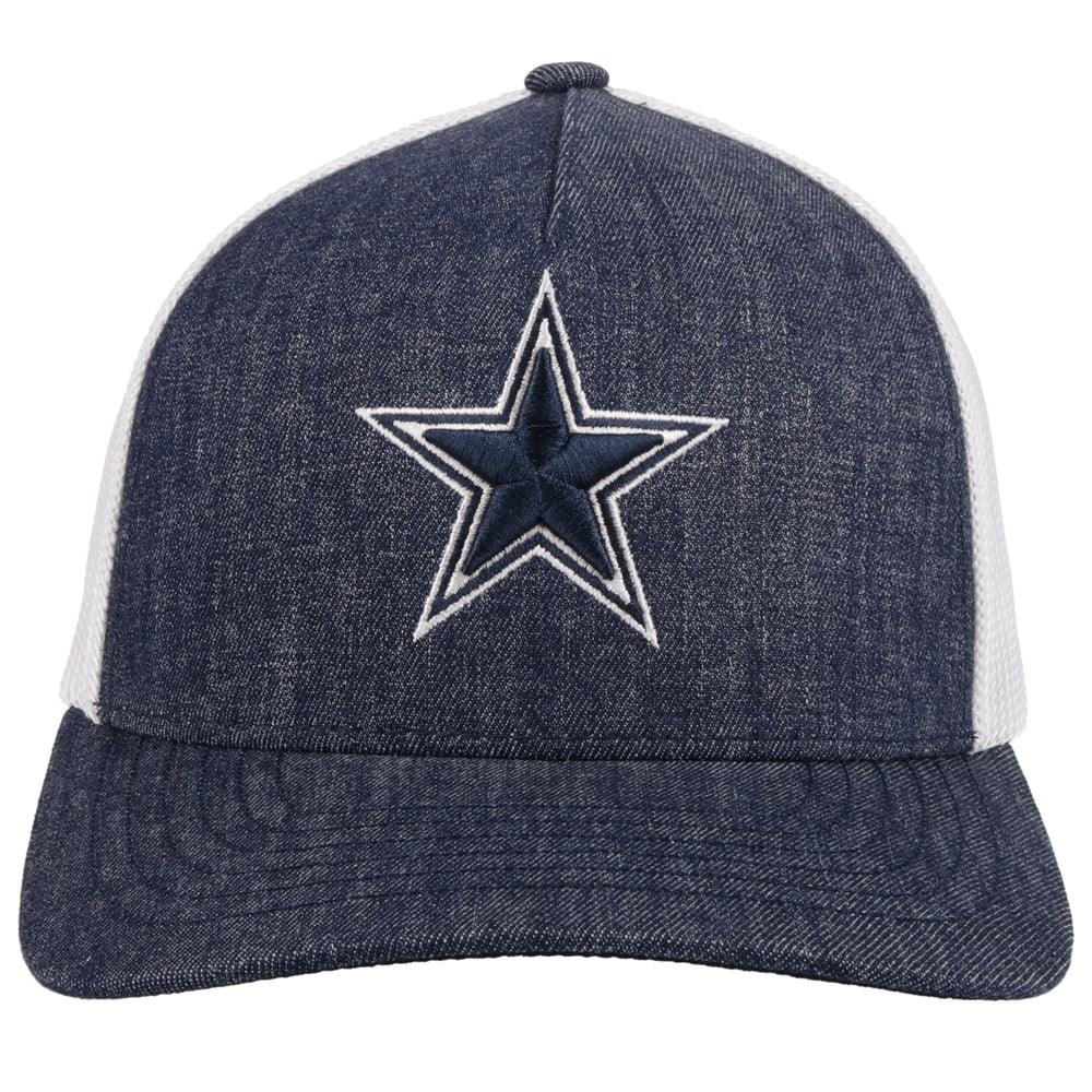 Hooey Dallas Cowboys Fitted Denim/White Football Hat 7088DEWH