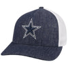 Hooey Dallas Cowboys Fitted Denim/White Football Hat 7088DEWH - Southern Girls Boutique