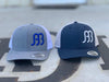 Red Dirt Hat Co “Anderson Bean” – Heather Grey / White Snap Back Trucker Hat - Southern Girls Boutique
