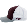 HOOey Men's Texas A&M Maroon/White Flex Fit Cap - Southern Girls Boutique