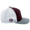 HOOey Men's Texas A&M Maroon/White Flex Fit Cap - Southern Girls Boutique