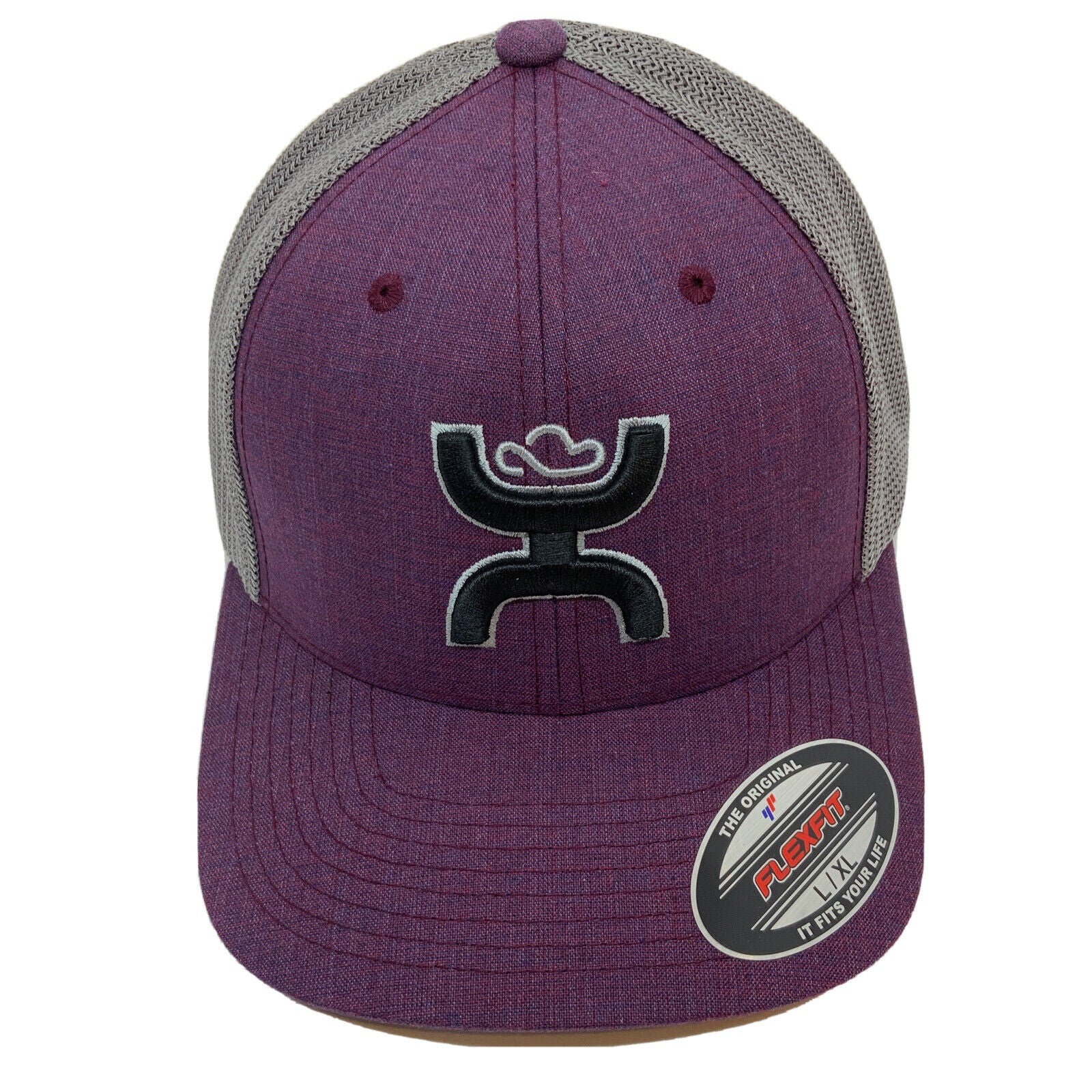 Purple Cayman Gray Flexfit Boutique Girls PLGY Southern With Hooey Mesh 221102 Hat Baseball |
