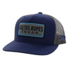 Hooey "Cactus Ropes Texas" "CR082" Navy Grey Mesh Snapback Trucker - Southern Girls Boutique