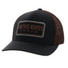 Hooey Cactus Ropes Texas Black Brown Mesh Flexfit Hat CR085 - Southern Girls Boutique