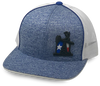 PJ Cowboy Oil Field Blue Heather Texas Flag SnapBack Trucker Hat - Southern Girls Boutique