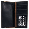 Hooey "TONKAWA" RODEO HOOEY WALLET BROWN/BLACK W/ IVORY AZTEC HW006-BRBK - Southern Girls Boutique