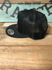 Lazy J Ranch Wear Black & Black Serape Patch Cap (4") - Southern Girls Boutique