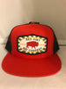 Red Dirt Hat Co “Beachnut” Red / Black Snap Back Trucker Hat - Southern Girls Boutique