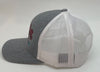 Armadillo Hat Co  Grey with White Mesh SnapBack Trucker Hat - Southern Girls Boutique