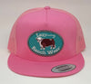 Lazy J Ranch Wear Pink & Pink 4" Original Patch Cap Snapback - Southern Girls Boutique