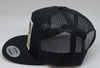 Lazy J Ranch Wear Black & Black 4" Skull & Flowers  Trucker Cap - Southern Girls Boutique