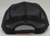 Lazy J Ranch Wear Black & Black 4" Mexico Bull Patch Trucker Style Patch Hat - Southern Girls Boutique