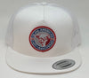 Lazy J Ranch Wear White & White 4" Tejas Patch Cap Trucker Style  Hat - Southern Girls Boutique