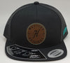 Hooey  Western Original Leather Patch  SnapBack Trucker Hat  2114T-BK - Southern Girls Boutique