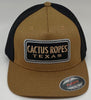 Hooey Cactus Ropes Texas Brown Black Mesh Rodeo Trucker Hat CR065 - Southern Girls Boutique