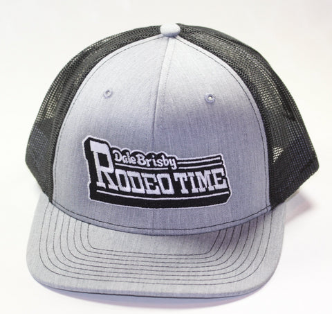 Dale Brisby's Rodeo Time Silver/Black Mesh Precurved - Southern Girls Boutique