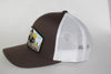 Red Dirt Hat Co “Jango Rides Again” Brown / White Snap Back Trucker Hat - Southern Girls Boutique