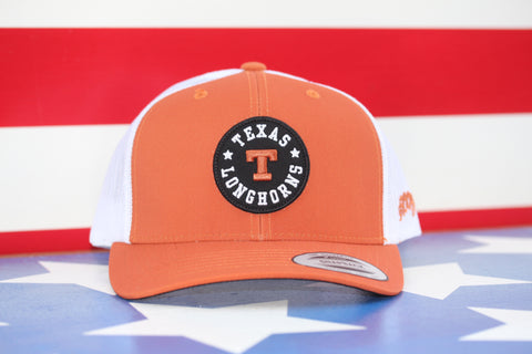 Hooey “UNIVERSITY OF TEXAS” BURNT ORANGE/WHITE 7013T-ORWH - Southern Girls Boutique